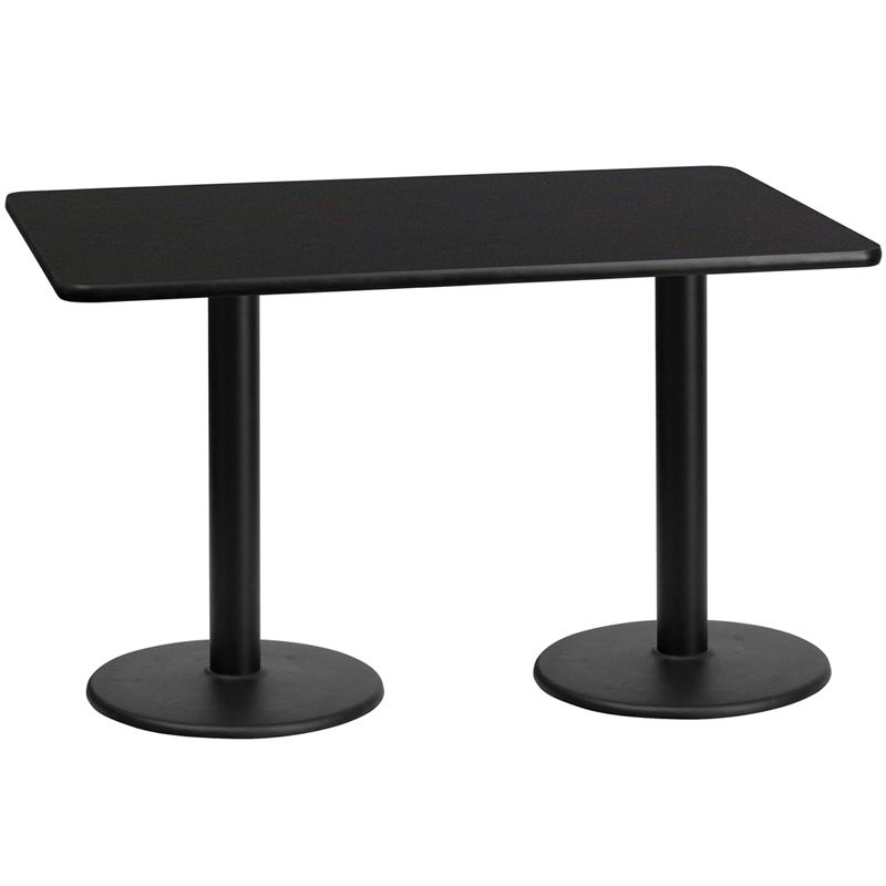 Table Top with 18'' Round Table Height Bases