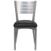 Restaurant Chair - Black Vinyl Seat