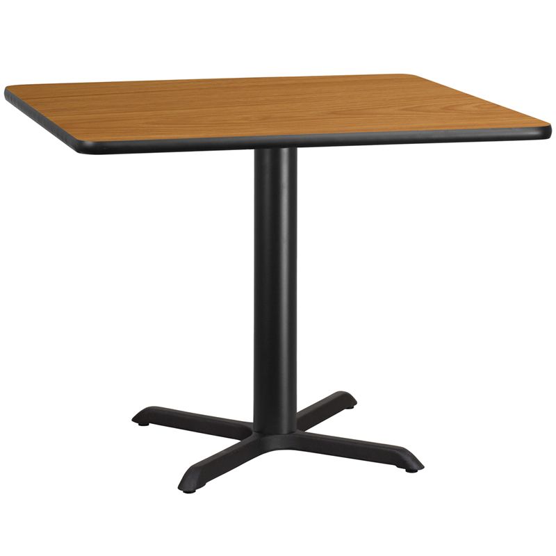 Laminate Table Top with 33'' x 33'' Table Height Base