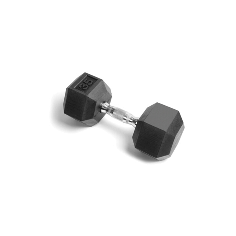 York YOR-34090 Rubber Hex Dumbbell Set