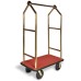 Angled Top Heavy Duty / 26 Gold Bellman's Cart