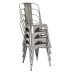 BRW29A4-BS Bristow Armless Metal Chair