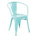 PTR2830A2-16 30" Metal Chair In Mint Finish (2-Pack)