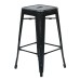 BRW3026A2-AB Bristow 26" Antique Metal Barstools, Antique BLACK, 2-PACK