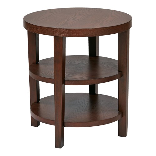 MRG09-MAH Merge 20" Round End Table