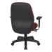 3121-105 Mid Back 2-to-1 synchro Tilt Chair with 2 -Way Adjustable Soft Padded Arms