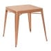 BRW432-CP Bristow Antique Metal Table in Copper Finish (KD)