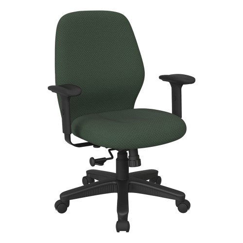 3121-106 Mid Back 2-to-1 synchro Tilt Chair with 2 -Way Adjustable Soft Padded Arms