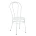 OD2918A2-11 Odessa Metal Dining Chair with Backrest in Solid White Finish- Ships Fully Assembled, 2-Pack