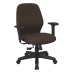 3121-K011 Mid Back 2-to-1 synchro Tilt Chair with 2 -Way Adjustable Soft Padded Arms