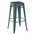 BRW3030A4-ATQ Bristow 30" Metal Barstools, Antique TOURQUOISE, 4-PACK