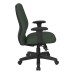 3121-106 Mid Back 2-to-1 synchro Tilt Chair with 2 -Way Adjustable Soft Padded Arms