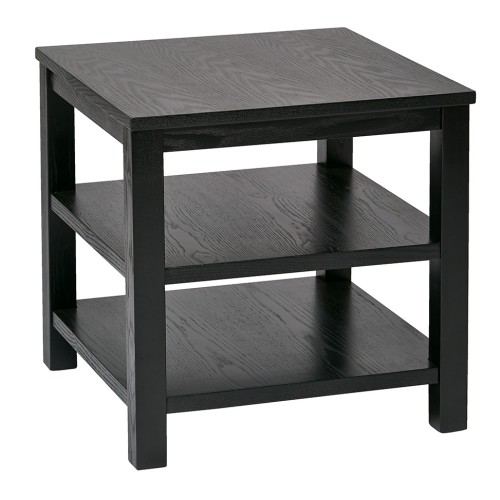 MRG09S-BK Merge 20" Square End Table