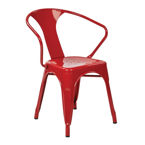 PTR2830A4-9 30" Metal Chair (4-Pack) (Red)