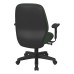 3121-106 Mid Back 2-to-1 synchro Tilt Chair with 2 -Way Adjustable Soft Padded Arms