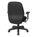 3121-297 Mid Back 2-to-1 synchro Tilt Chair with 2 -Way Adjustable Soft Padded Arms