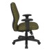 3121-K103 Mid Back 2-to-1 synchro Tilt Chair with 2 -Way Adjustable Soft Padded Arms