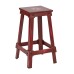 NCL3126-ARD New Castle 26" Antique Red Metal Barstool, KD