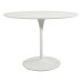 FLWT433-WHT Flower Dining Table