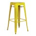 BRW3030A4-AY Bristow 30" Antique Metal Barstool, Antique YELLOW WITH BLUE SPECKS FINISH, 4 PACK