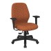 3121-K105 Mid Back 2-to-1 synchro Tilt Chair with 2 -Way Adjustable Soft Padded Arms