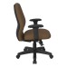 3121-108 Mid Back 2-to-1 synchro Tilt Chair with 2 -Way Adjustable Soft Padded Arms