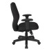 3121-351 Mid Back 2-to-1 synchro Tilt Chair with 2 -Way Adjustable Soft Padded Arms