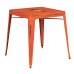 BRW432-AOR Bristow Antique Metal Table in Antique Orange (KD)
