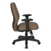 3121-232 Mid Back 2-to-1 synchro Tilt Chair with 2 -Way Adjustable Soft Padded Arms