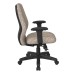 3121-K106 Mid Back 2-to-1 synchro Tilt Chair with 2 -Wy Adjustable Soft Padded Arms