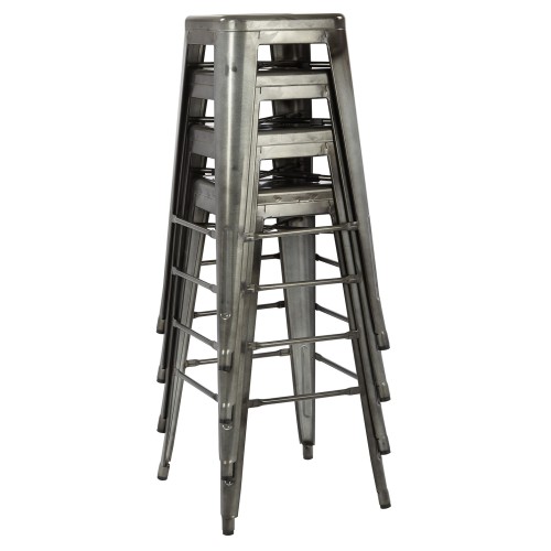 BRW3030A4-C210-1 Bristow 4/CTN Backless Metal Barstool