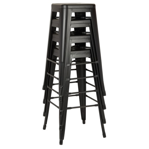 BRW3030A4-C230 Bristow 4/CTN 30" Backless Metal Barstool