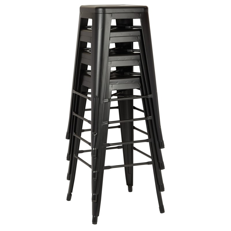 BRW3030A4-C230 Bristow 4/CTN 30" Backless Metal Barstool