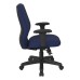 3121-225 Mid Back 2-to-1 synchro Tilt Chair with 2 -Way Adjustable Soft Padded Arms