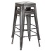 BRW3026A2-C210-1 Bristow 26" Backless Metal Barstool in Matte GLAVANIZED