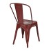 BRW29A4-ARD Bristow Armless Chair, Antique Red Finish, 4 PACK