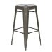 BRW3030A2-GM Bristow 30" Metal Barstools, Gunmetal Finish, 2-PACK