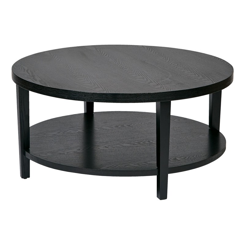 MRG12-BK Merge 36" Round Coffee Table