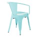 PTR2830A2-16 30" Metal Chair In Mint Finish (2-Pack)