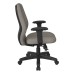 3121-294 Mid Back 2-to-1 synchro Tilt Chair with 2 -Way Adjustable Soft Padded Arms