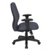 3121-R105 Mid Back 2-to-1 synchro Tilt Chair with 2 -Way Adjustable Soft Padded Arms