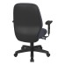 3121-R105 Mid Back 2-to-1 synchro Tilt Chair with 2 -Way Adjustable Soft Padded Arms