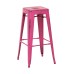 BRW3030A4-AP Bristow 30" Antique Metal Barstool, Antique PINK FINISH, 4 PACK