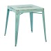 BRW432-ASB Bristow Antique Metal Table in Antique Sky BLUE(KD)