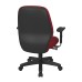 3121-K114 Mid Back 2-to-1 synchro Tilt Chair with 2 -Way Adjustable Soft Padded Arms