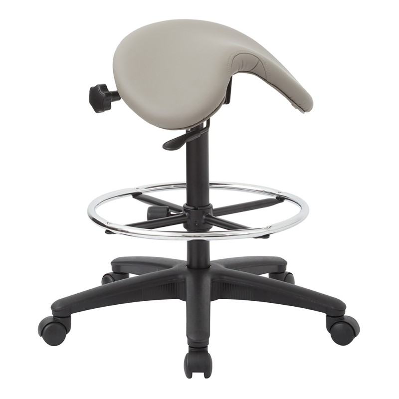 ST205-R103 Backless Stool with Saddle Seat