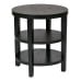 MRG09-BK Merge 20" Round End Table