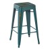 BRW3026A4-ATQ Bristow 26" Antique Metal Barstool, Antique TOURQUOISE, 4 PACK