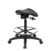 ST205 Backless Stool with Saddle Seat