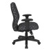 3121-K108 Mid Back 2-to-1 synchro Tilt Chair with 2 -Way Adjustable Soft Padded Arms